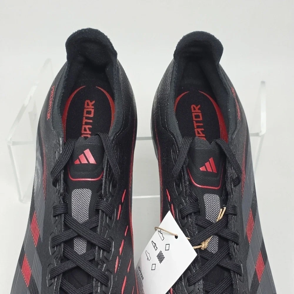 adidas Predator League Firm Ground Soccer Cleats ID1328 Mens Size 10.5 Black New